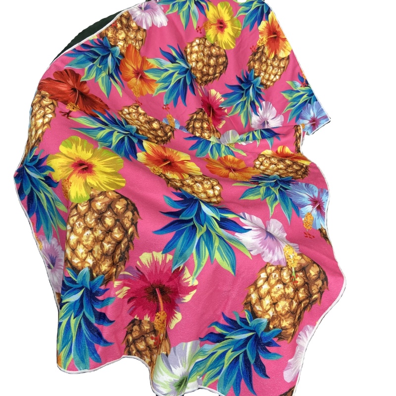 custom pattern designer beach towels with logo custom print sublimation beach towel clips beach towel