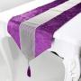 Hot Selling European Market Design Rectangle Luxus Samt stilvolle atmosphare Table Runner For Wedding Party