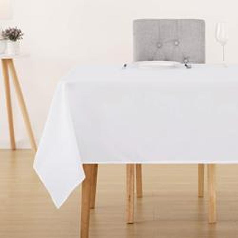 Low Price with High Quality Solid Colors White Black Red Purple Decorative Tablecloth For Living Room Wedding