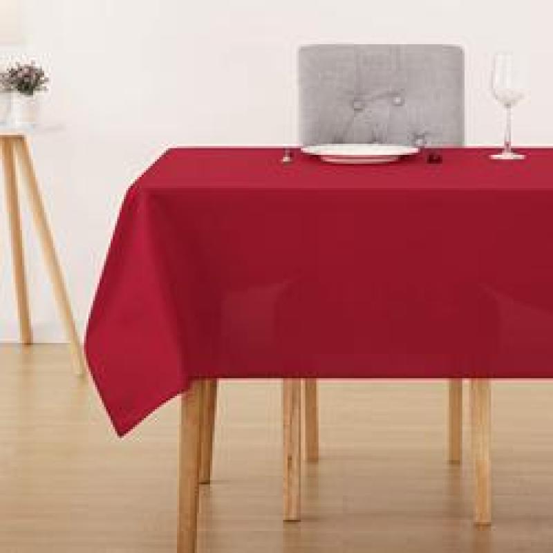 Low Price with High Quality Solid Colors White Black Red Purple Decorative Tablecloth For Living Room Wedding