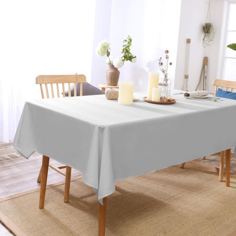 Low Price with High Quality Solid Colors White Black Red Purple Decorative Tablecloth For Living Room Wedding
