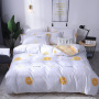 4 Pcs Bedsheets Bedding+Set, Custom Home Bedding Sets Queen Comforter/