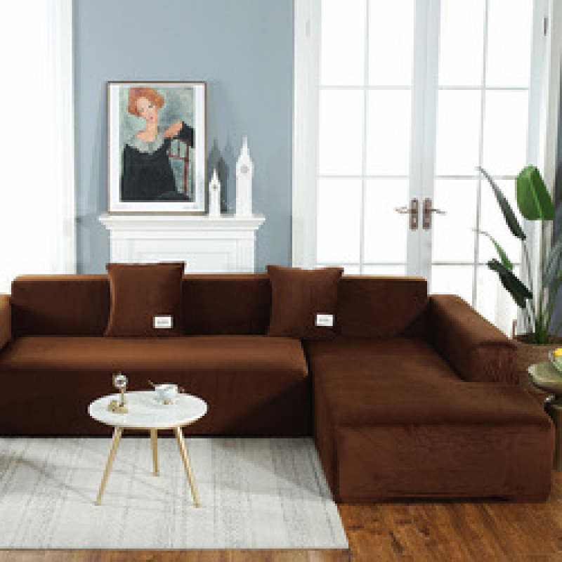 Non-Slip Velvet Fabrics For Sofa Seat Covers, Couch Cover Sofa Stretch/