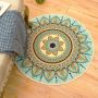 Cartoon round carpet Bohemian style study room living room coffee table bedroom floor mats