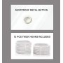Black and White Gray Grid Shower Curtain Set with Hooks Unique Bath Accessories Waterproof Polyester Fabric Bathroom Decor