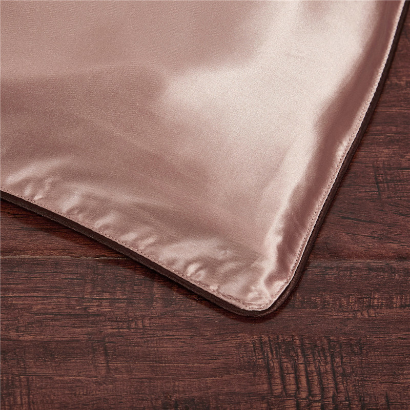 Ensemble de lit en tissu de soie, ensembles de couette de luxe/