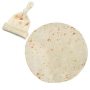 1pc Kids Simulation Burrito Blanket Tortilla Corn Texture Taco Burrito Wrap Soft Blanket Round For Family Comfortable Floor Mat