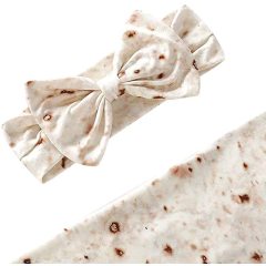 1pc Kids Simulation Burrito Blanket Tortilla Corn Texture Taco Burrito Wrap Soft Blanket Round For Family Comfortable Floor Mat