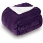Soft Warm Coral Fleece Blanket Flannel Plush Throw Blankets On Sofa Bed Travel Light Thin Mechanical Wash Solid Color Bedspread