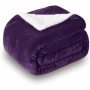 Soft Warm Coral Fleece Blanket Flannel Plush Throw Blankets On Sofa Bed Travel Light Thin Mechanical Wash Solid Color Bedspread