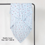 Double Layer Swaddle Newborn Baby Blanket, Customised Polar Bear Lightweight Best Gift Shower Baby Blanket/