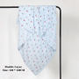 Double Layer Swaddle Newborn Baby Blanket, Customised Polar Bear Lightweight Best Gift Shower Baby Blanket/