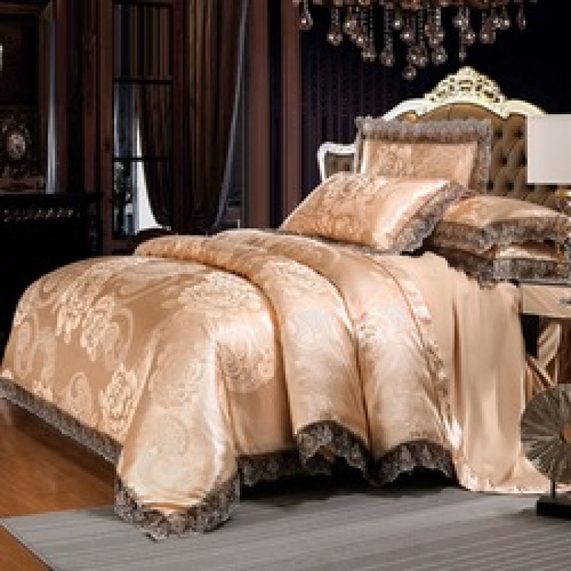 Classic Home Comforter Set,Luxury Embroidery Bed Sheet Set#