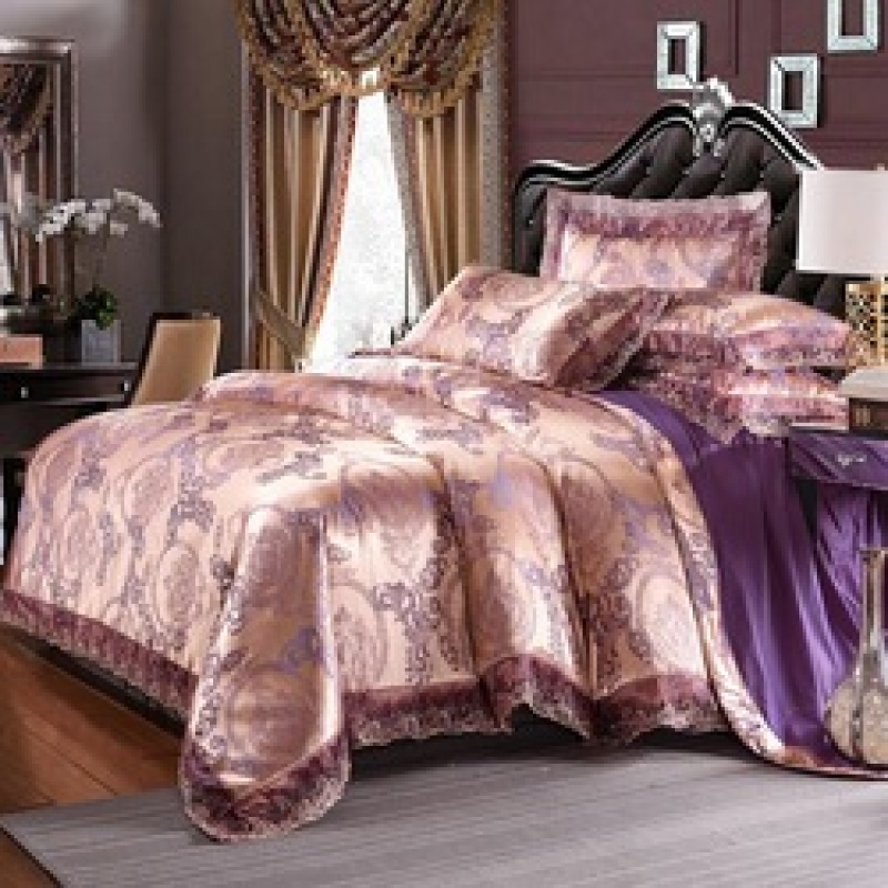 Classic Home Comforter Set,Luxury Embroidery Bed Sheet Set#