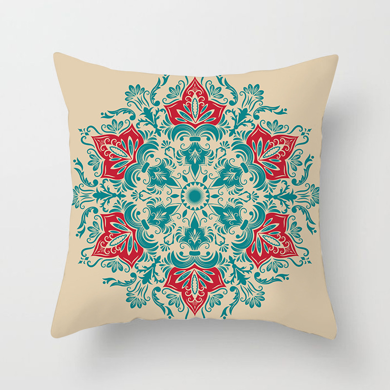 Bohemia Plain Cushion Cover Digital Print,Cojines Decorative Home Sofa Large Cushion Cover/