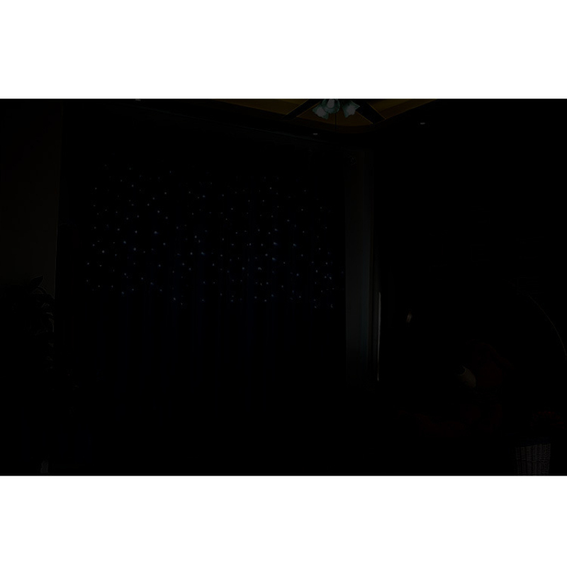 Color Gradually Change Sheer Curtain, European Home Accessories Laser Hollowing Out Curtains Kids Children/