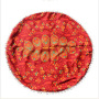 European And American Gradient Flower Digital Printing Cushion Cover, Flower Round Cushion Cover /
