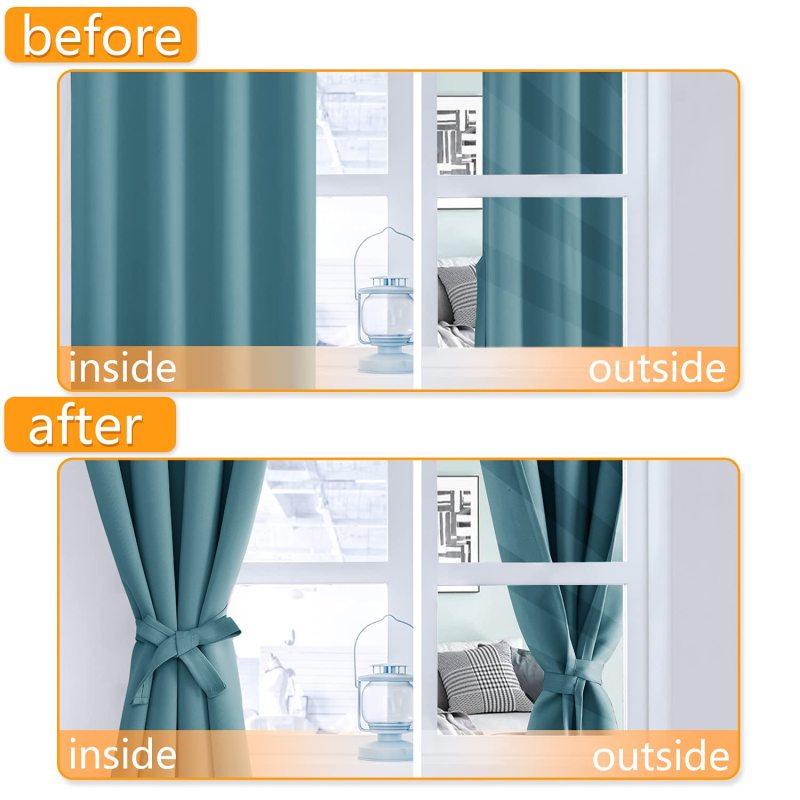 Ocean blue polyester fabric printed blackout curtains 100% blackout thermal curtain fabric blackout curtain liner