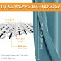 Ocean blue polyester fabric printed blackout curtains 100% blackout thermal curtain fabric blackout curtain liner