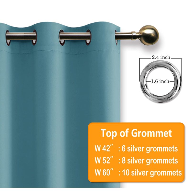 Ocean blue polyester fabric printed blackout curtains 100% blackout thermal curtain fabric blackout curtain liner