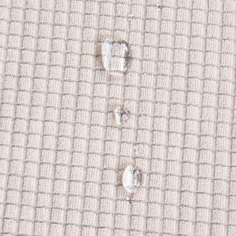 2022 Elasticity Polyester waterproof grey polar fleece Corn kernels pineapple grid sofa Cushion cover set Slipcover cover