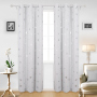 Mercado Mayorista White Window Curtain Blackout, Home Decor Ready Made Grommet Banquet Hall Curtains*