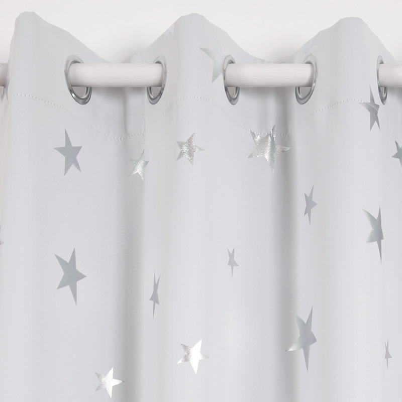 Mercado Mayorista White Window Curtain Blackout, Home Decor Ready Made Grommet Banquet Hall Curtains*
