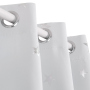 Mercado Mayorista White Window Curtain Blackout, Home Decor Ready Made Grommet Banquet Hall Curtains*