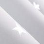 Mercado Mayorista White Window Curtain Blackout, Home Decor Ready Made Grommet Banquet Hall Curtains*