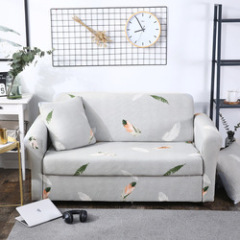 Wholesale Geometric Wave Pattern Home Decoration Item Stretch Sofa Cover, Ready Ship Printed L Shape Covers Sofa/