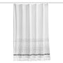 White Shower Curtains Waterproof Thick Solid Bath Curtains For Bathroom
