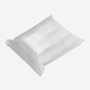 White Shower Curtains Waterproof Thick Solid Bath Curtains For Bathroom