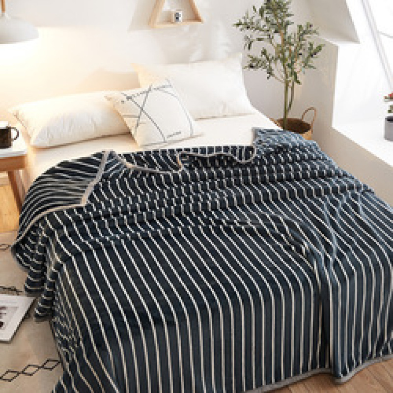 Papa&Mima Cat And Fish Bones Print Summer Throw Blankets Coral Fleece Plaids Multisize Bedsheet Multifunctional Bedspread