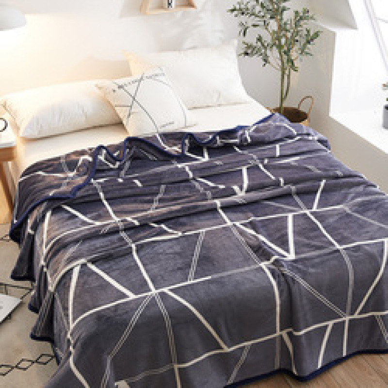 Papa&Mima Cat And Fish Bones Print Summer Throw Blankets Coral Fleece Plaids Multisize Bedsheet Multifunctional Bedspread