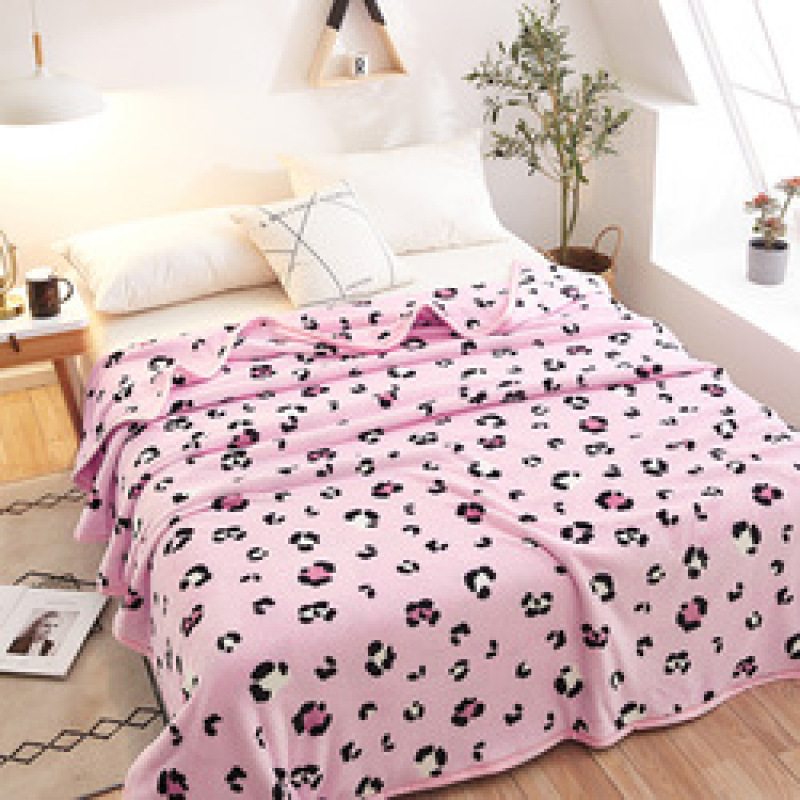 Papa&Mima Cat And Fish Bones Print Summer Throw Blankets Coral Fleece Plaids Multisize Bedsheet Multifunctional Bedspread