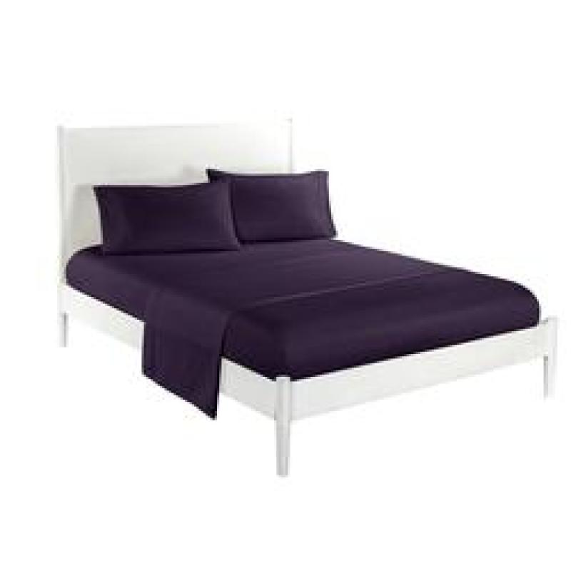 Bed Fitted Sheet Cover Soft Twin Full Queen King Pillow Case Bedding Set