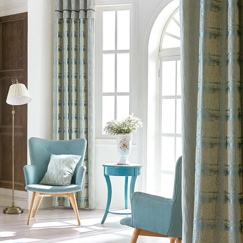 Decorativas Home Living Room Sets Cortinas Luxury Curtains Designs Blackout Curtain Cloth