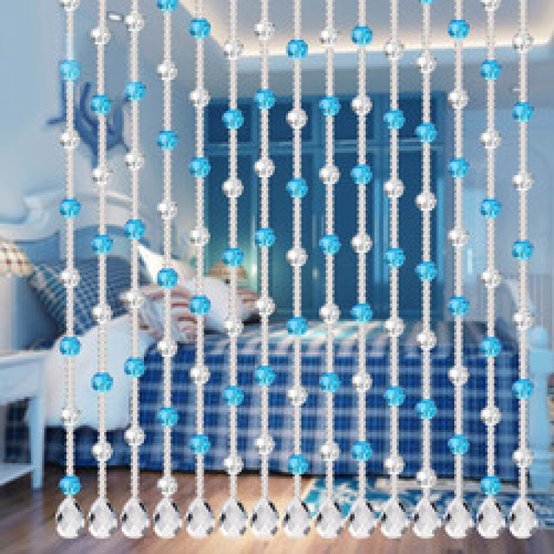 Crystal Glass Bead Curtain Luxury Living Room Bedroom Window Door Wedding Decor Divider Home Decoration