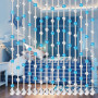 Crystal Glass Bead Curtain Luxury Living Room Bedroom Window Door Wedding Decor Divider Home Decoration