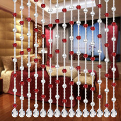 Crystal Glass Bead Curtain Luxury Living Room Bedroom Window Door Wedding Decor Divider Home Decoration