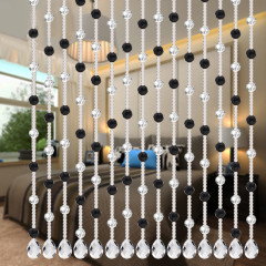 Crystal Glass Bead Curtain Luxury Living Room Bedroom Window Door Wedding Decor Divider Home Decoration