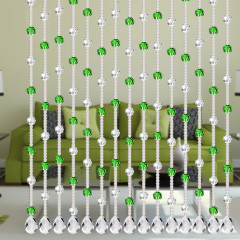 Crystal Glass Bead Curtain Luxury Living Room Bedroom Window Door Wedding Decor Divider Home Decoration