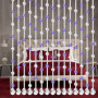 Crystal Glass Bead Curtain Luxury Living Room Bedroom Window Door Wedding Decor Divider Home Decoration