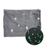 Amazon Hot Sell Magic Blanket Polyester Coral fleece Super Soft, Glow in The Dark Throw Blanket for Kids/