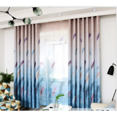 Online Store Curtains Printed, New Product Ideas 2019 Bedroom Printed Fabric Best Design Curtain&