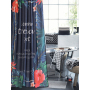 Nordic Polyester Shower Curtain Light Luxury Tropical Plants, Waterproof And Mildew Shower Curtain Partition/