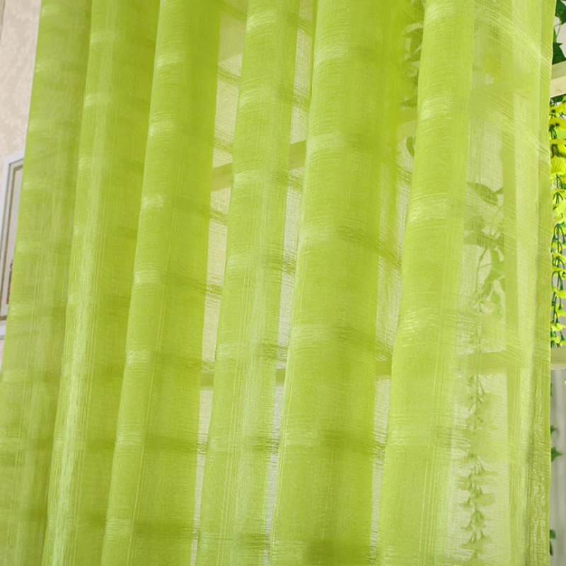 Latest Curtain Fashion Designs Lattice Sheer Cortinas Para Sala, Decorativas Hotel Used Sheer Fabric/