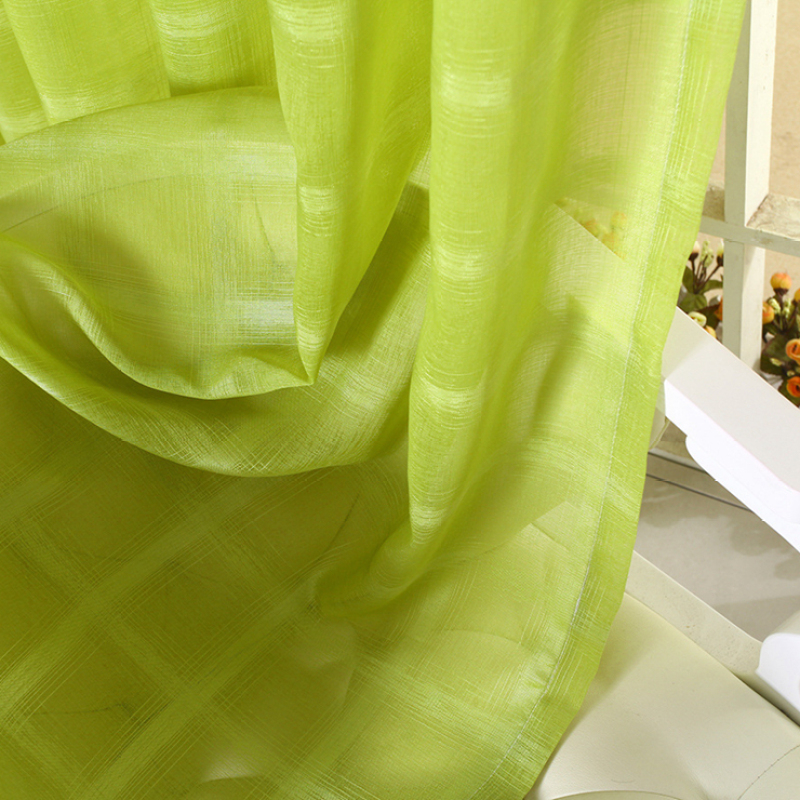 Latest Curtain Fashion Designs Lattice Sheer Cortinas Para Sala, Decorativas Hotel Used Sheer Fabric/