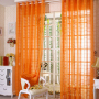 Latest Curtain Fashion Designs Lattice Sheer Cortinas Para Sala, Decorativas Hotel Used Sheer Fabric/