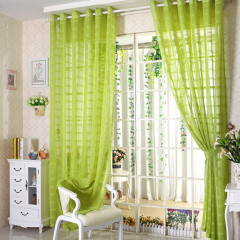 Latest Curtain Fashion Designs Lattice Sheer Cortinas Para Sala, Decorativas Hotel Used Sheer Fabric/